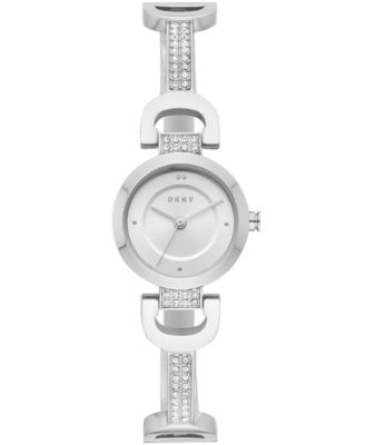 dkny crystal bracelet watch