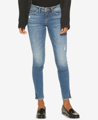 jean with zipper ankle