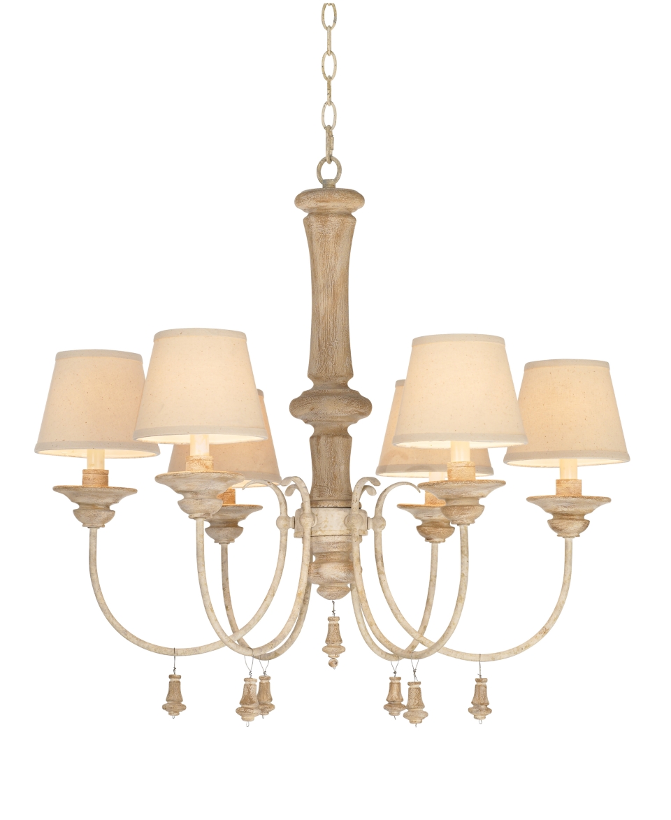 Pacific Coast Creme 6 Light Grand Maison Chandelier   Lighting & Lamps   For The Home