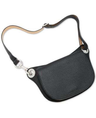calvin klein pebble leather fanny pack