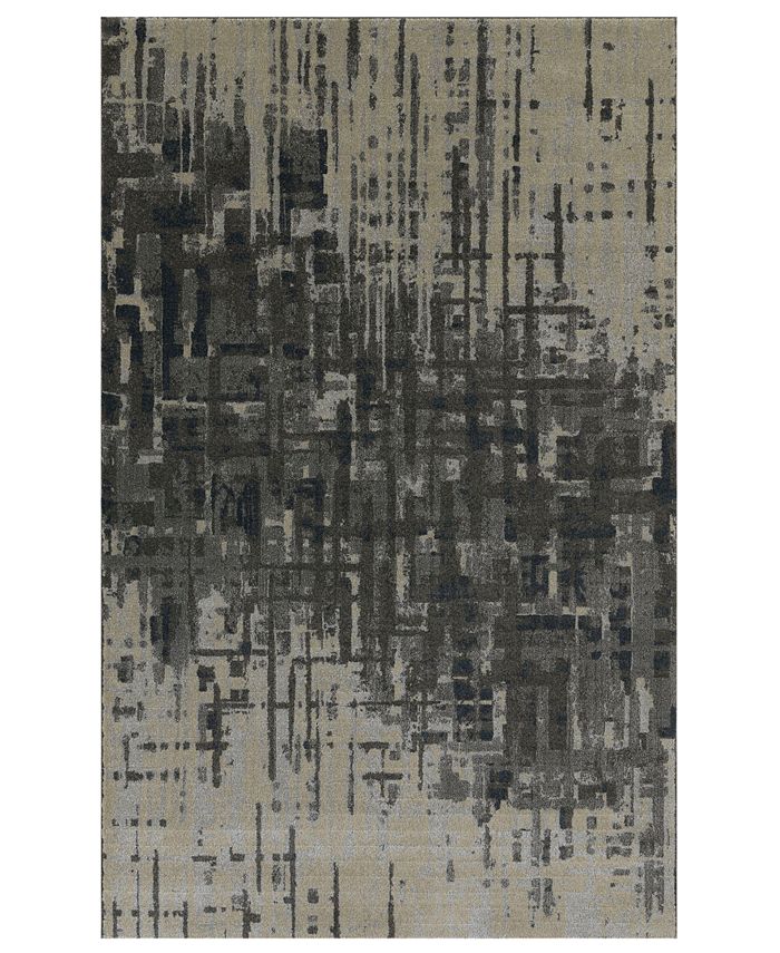 Macy's Fine Rug Gallery Mosaic Reece Pewter 9'6" x 13'2" Area Rug