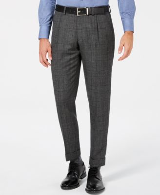 men's wool plaid pants