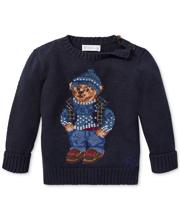 baby boy polo bear sweater