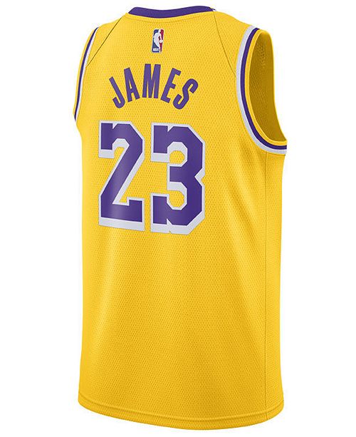 Nike Men S Lebron James Los Angeles Lakers Icon Swingman Jersey Reviews Sports Fan Shop By Lids Men Macy S