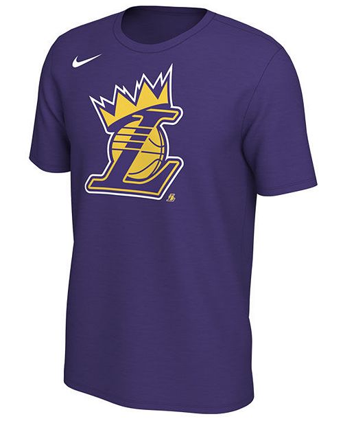 Nike Men S Lebron James Los Angeles Lakers King S Crown T Shirt Reviews Sports Fan Shop By Lids Men Macy S