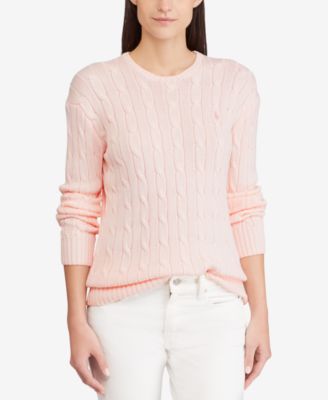 Polo Ralph Lauren Pink Pony Cable-Knit 