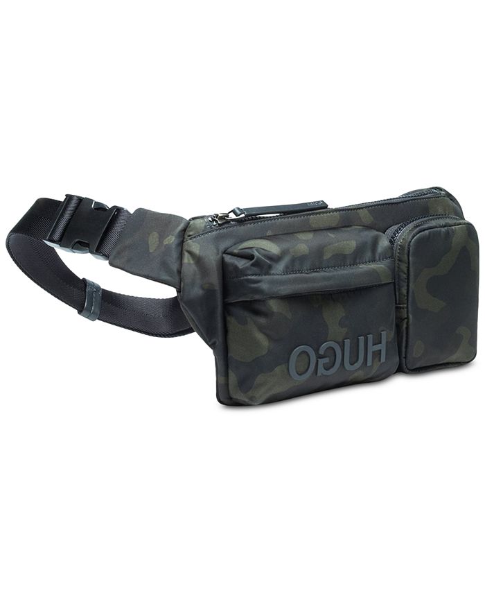 Hugo Boss Men's Record CamoPrint Waist Bag & Reviews All Accessories
