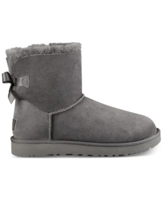 macys womens grey boots