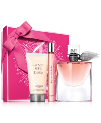 macy's lancome la vie est belle gift set