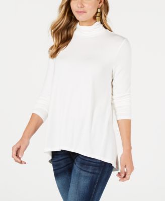Style \u0026 Co Mock-Neck High-Low Top 