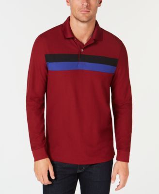 macy's polo long sleeve