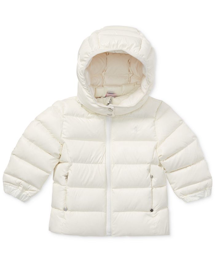 Polo Ralph Lauren Baby Girls Quilted Down Jacket & Reviews - Coats ...