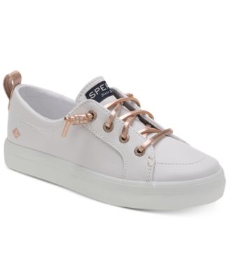 Big Girls Crest Leather Sneakers 
