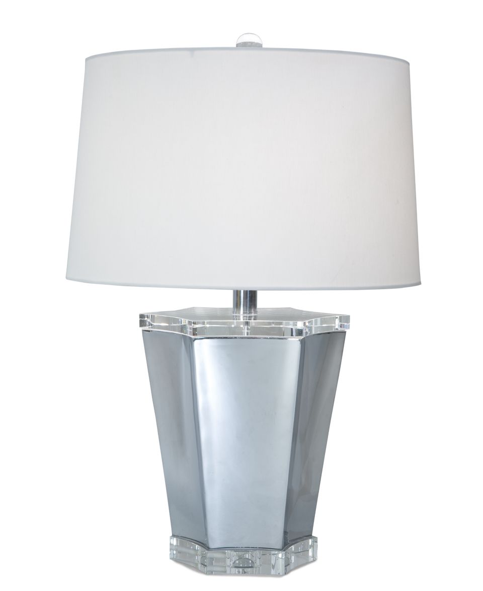 Regina Andrew Chrome and Crystal Scallop Table Lamp   Lighting & Lamps   For The Home