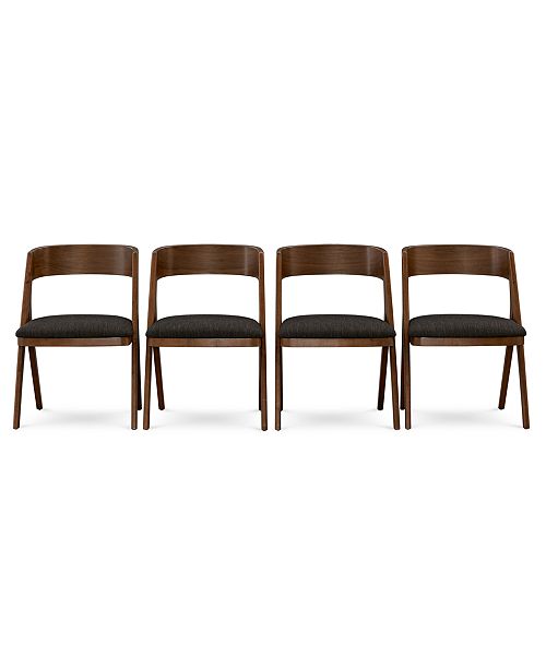 Furniture Oslo Dining Chair 4 Pc Set Set Of 4 Chairs Created For Macy S Reviews Furniture Macy S