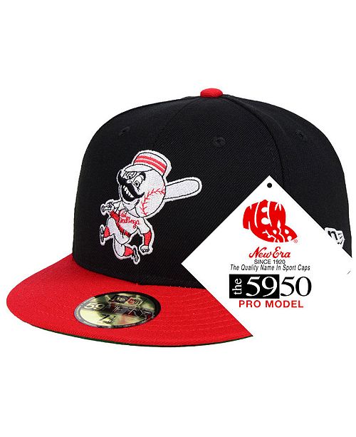 New Era Cincinnati Reds Retro Stock 59fifty Fitted Cap Reviews Sports Fan Shop By Lids Men Macy S