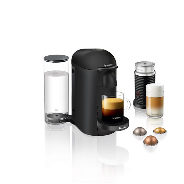 Nespresso by Breville VertuoPlus Deluxe Matte Black Coffee & Espresso
