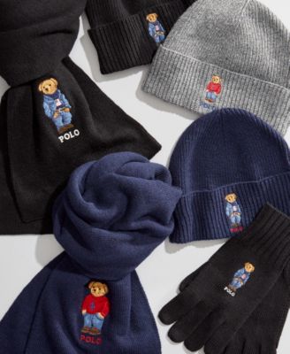 polo hat and scarf