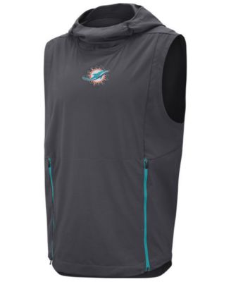 miami dolphins sleeveless hoodie