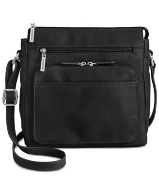 macy's black crossbody purse