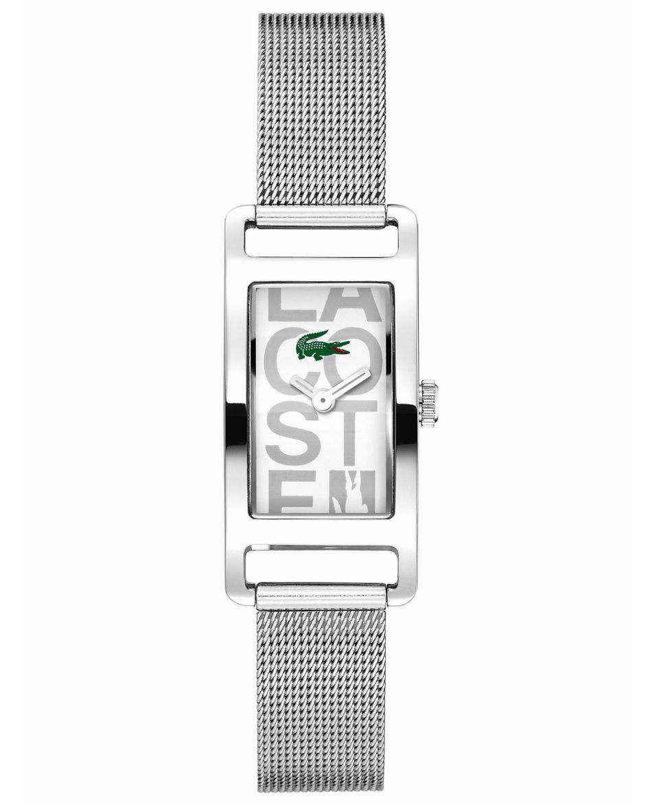 Lacoste Watch, Womens Inspiration Stainless Steel Mesh Bracelet 18mm 2000679   Watches   Jewelry & Watches