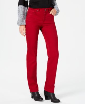 macy's style and co straight leg jeans