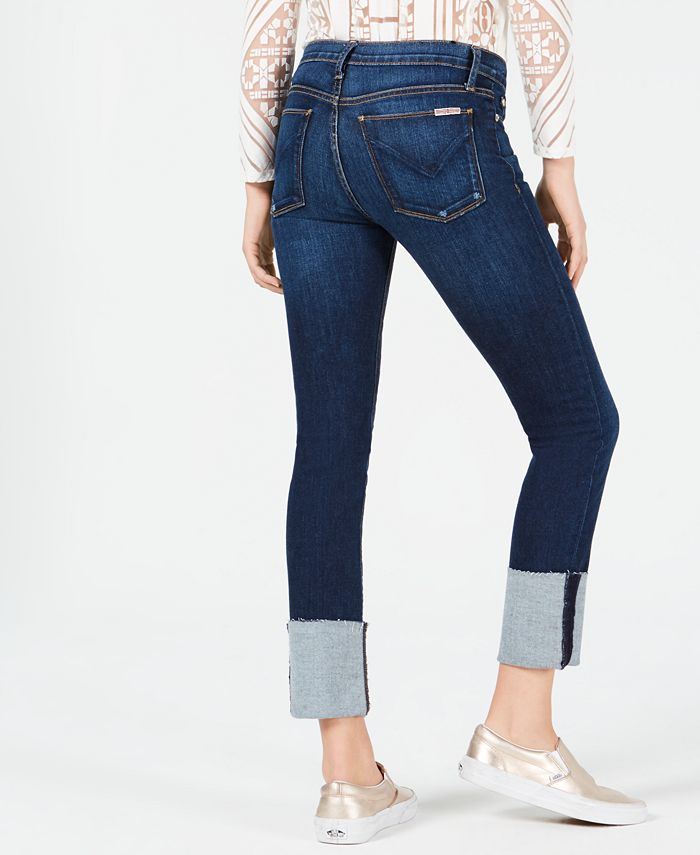 Hudson Jeans Deep Cuff Cropped Jeans & Reviews - Jeans - Juniors - Macy's