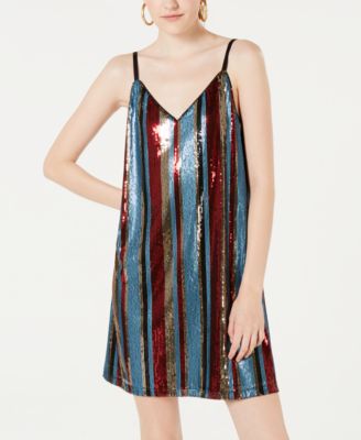 sequin tank dress