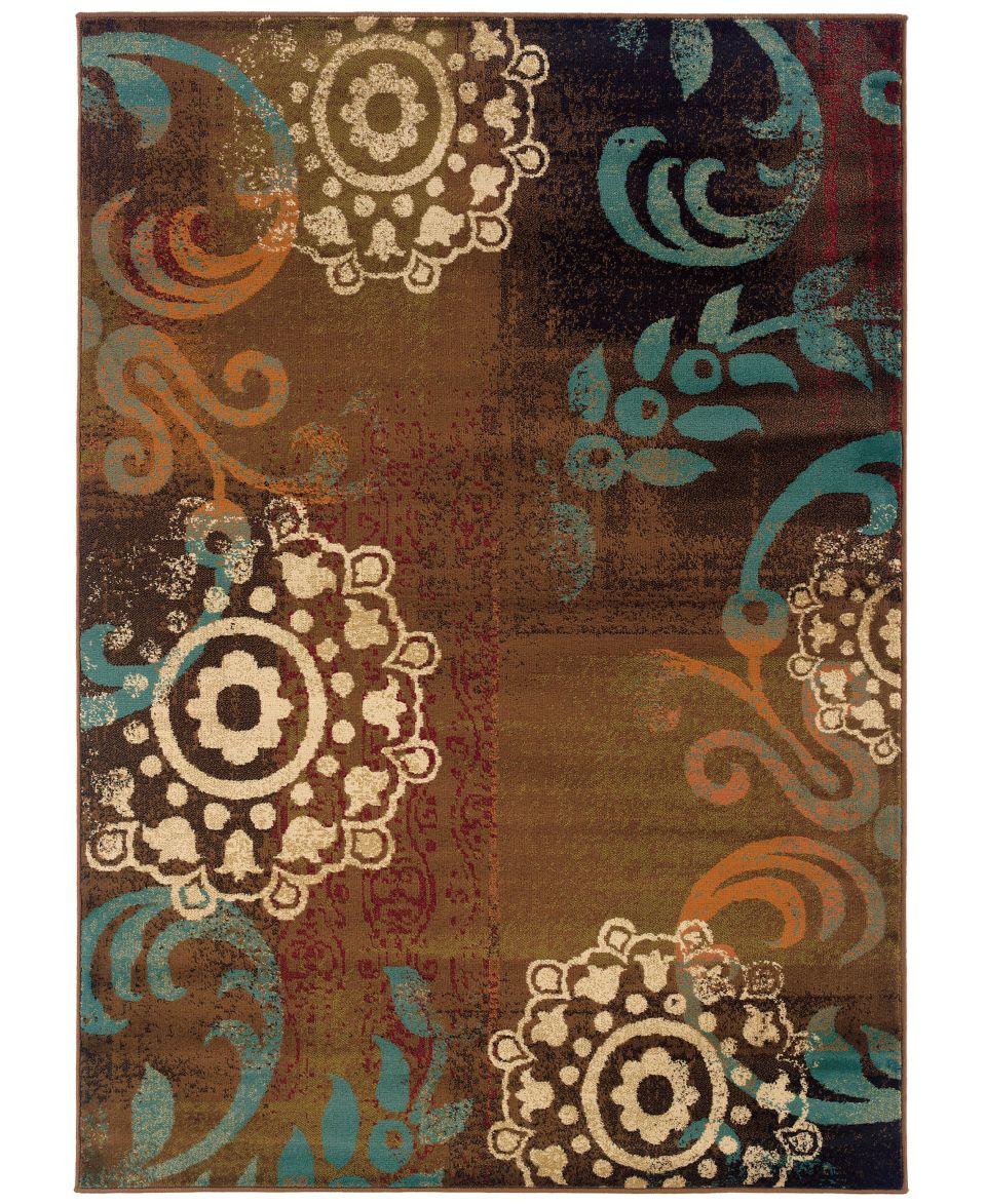 MANUFACTURERS CLOSEOUT Sphinx Area Rug, Gramercy 2822A Brown   Rugs