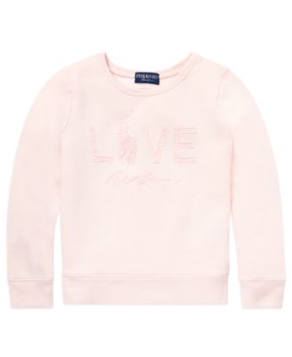 ralph lauren pink pony sweater