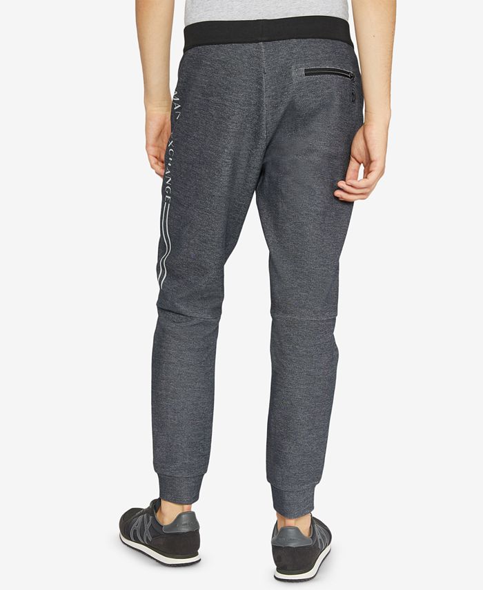 armani exchange grey joggers
