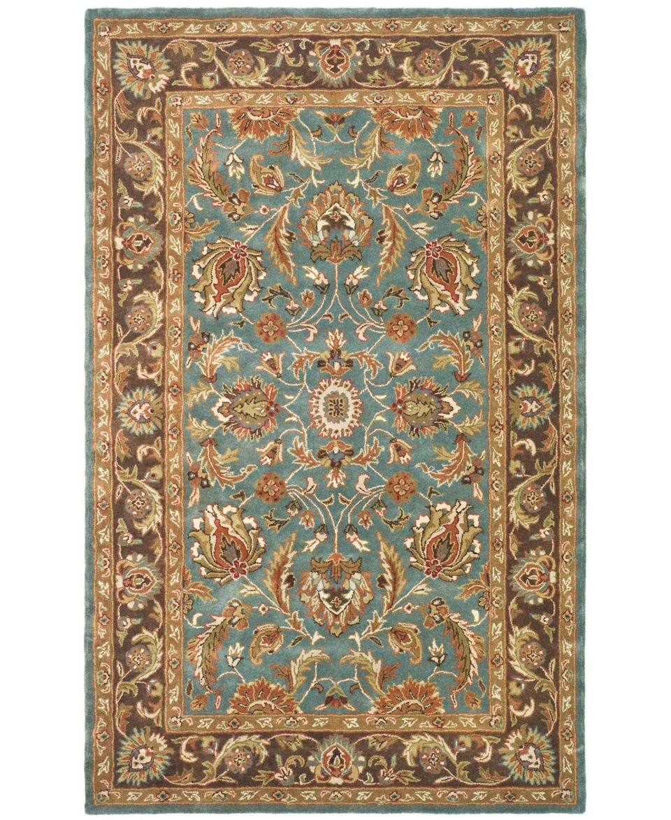 MANUFACTURERS CLOSEOUT Safavieh Area Rug, Heritage HG812B Blue/Brown