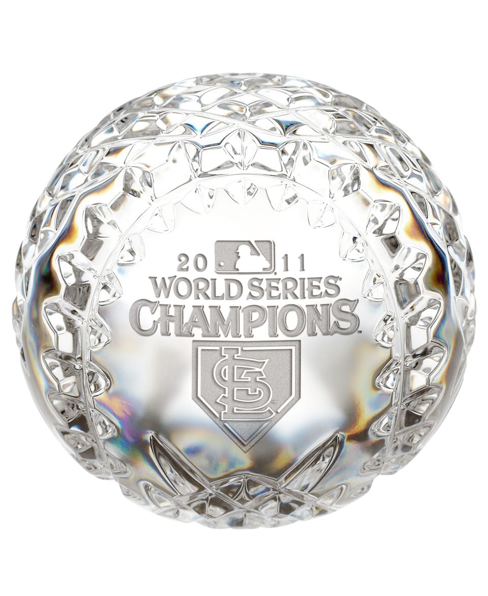 Waterford 2011 World Series St Louis Cardinals Commemorative Crystal