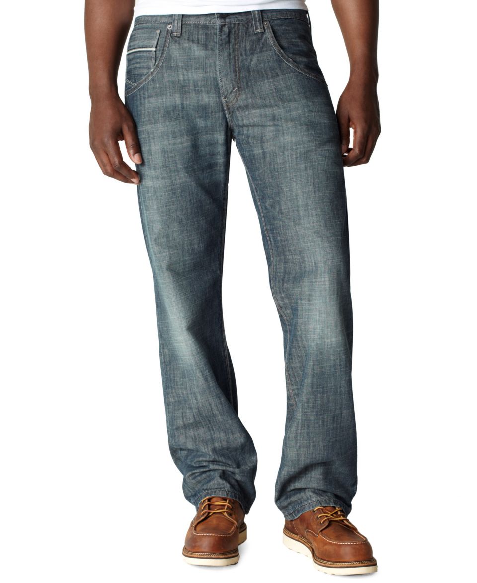 Levis Jeans, 569 Loose Straight Wet Sand Blue   Mens Jeans