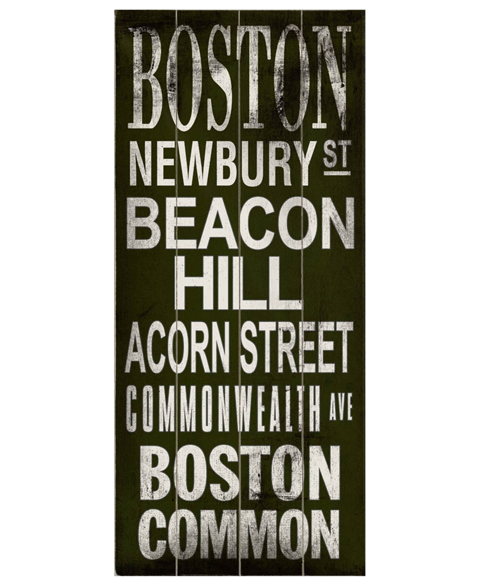 ArteHouse Wall Art, Boston Transit Sign