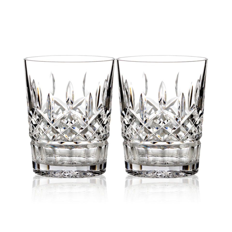 Waterford Drinkware, Set of 2 Lismore Double Old Fashioned Glasses