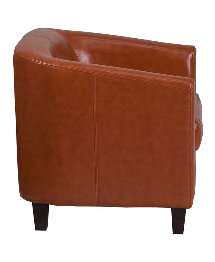 Flash Furniture Cognac Leather Lounge Chair Reviews Furniture Macy S