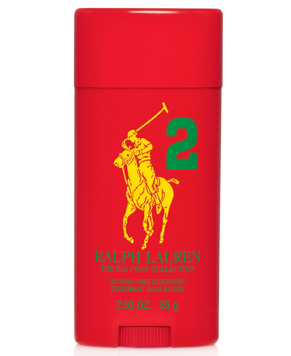 Ralph Lauren Polo Big Pony Red #2 Alcohol Free Deodorant, 2.93 oz      Beauty