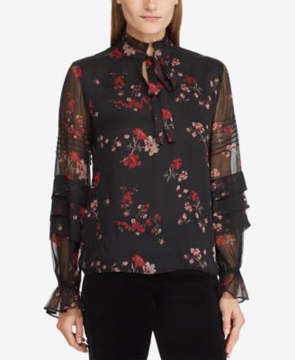macy's ralph lauren women's blouses