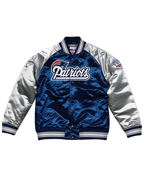 Mitchell Ness Men S New England Patriots Tough Season Satin Jacket Reviews Sports Fan Shop By Lids Men Macy S