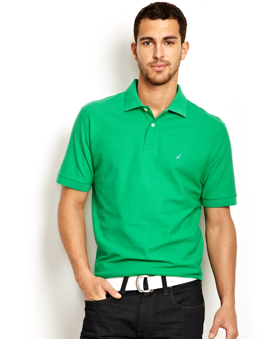 Nautica Fashion Polo, Performance Solid Deck Polo