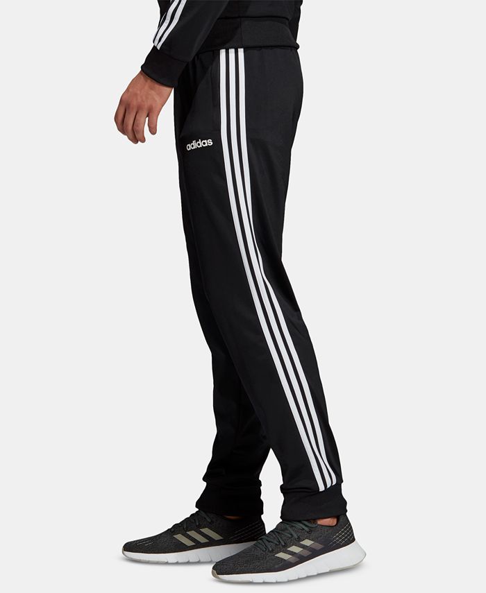 adidas Men's Essentials 3-Stripes Tapered Tricot Joggers & Reviews ...