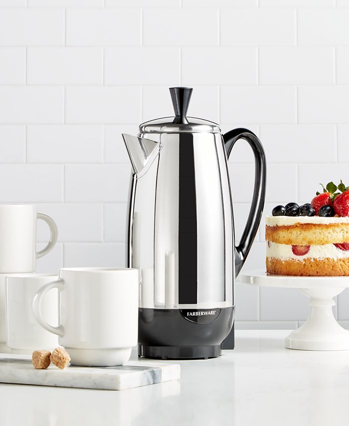 Farberware 12Cup Percolator, Stainless Steel, FCP412 & Reviews