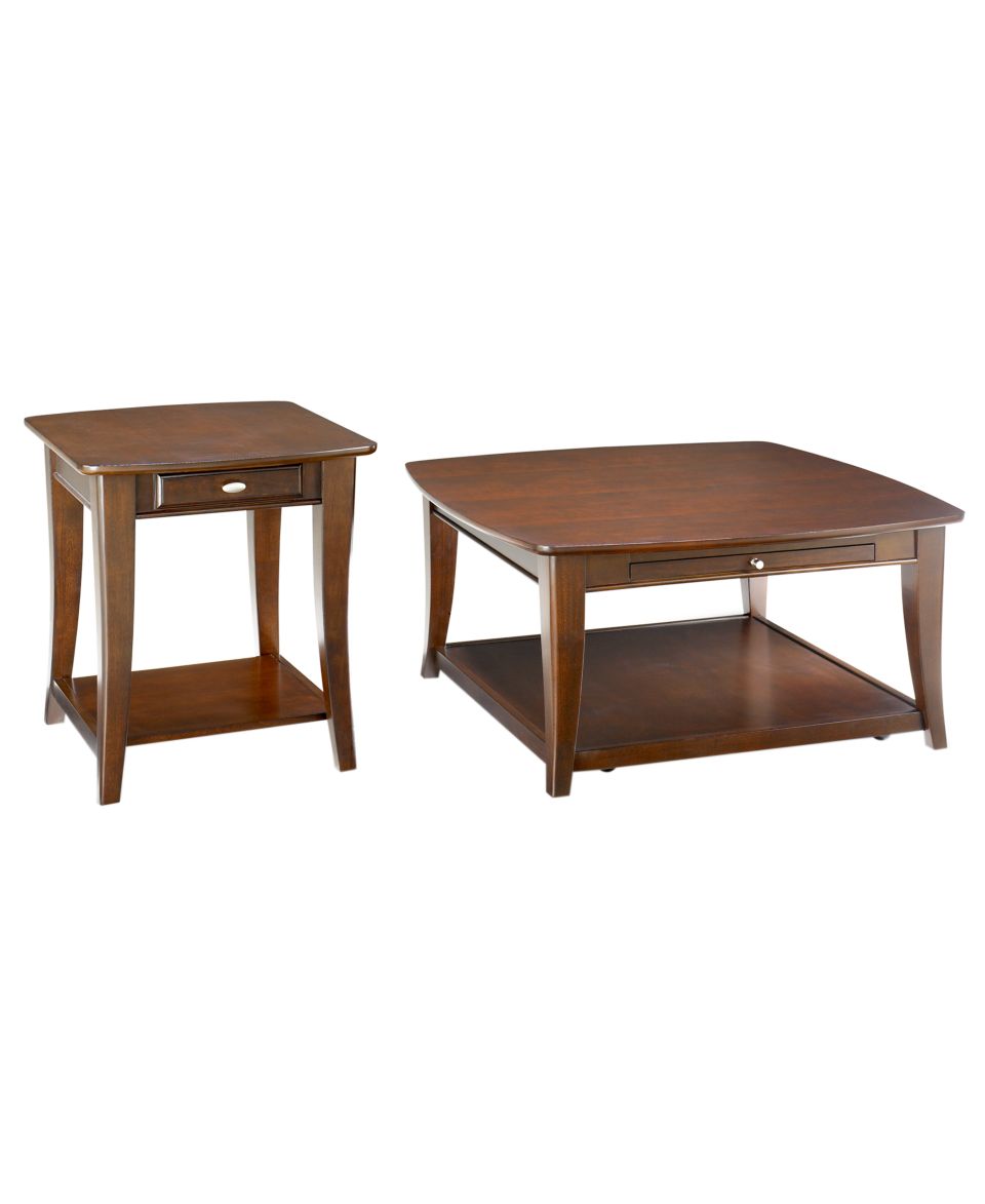 Quinn Table Collection, 2 Piece Set (Rectangular Cocktail Table and End Table)   Furniture