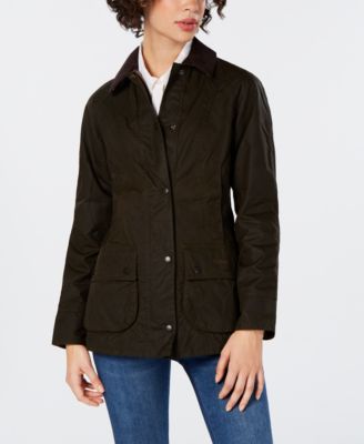 Barbour Beadnell Waxed Cotton Coat 
