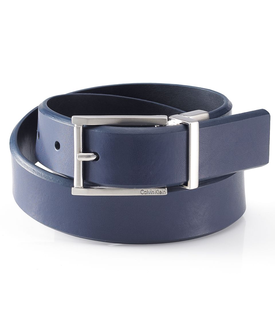 Calvin Klein Belt, 30MM Semi Shine Feather Edge Belt