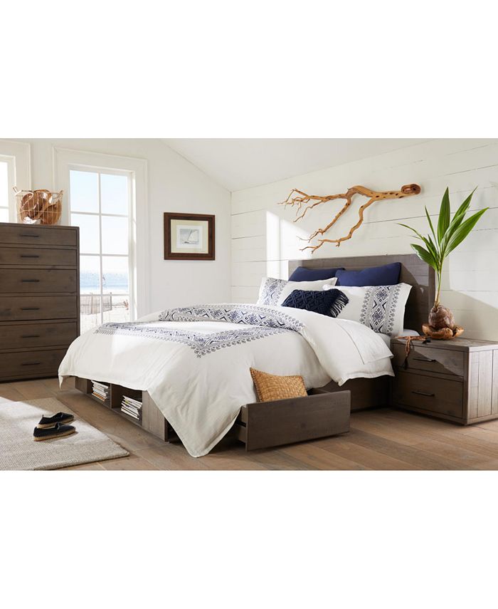 Furniture Brandon Storage Queen Platform Bed, Created for Macy's & Reviews Furniture Macy's