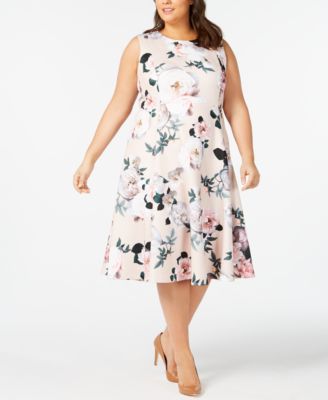 calvin klein plus size cocktail dresses