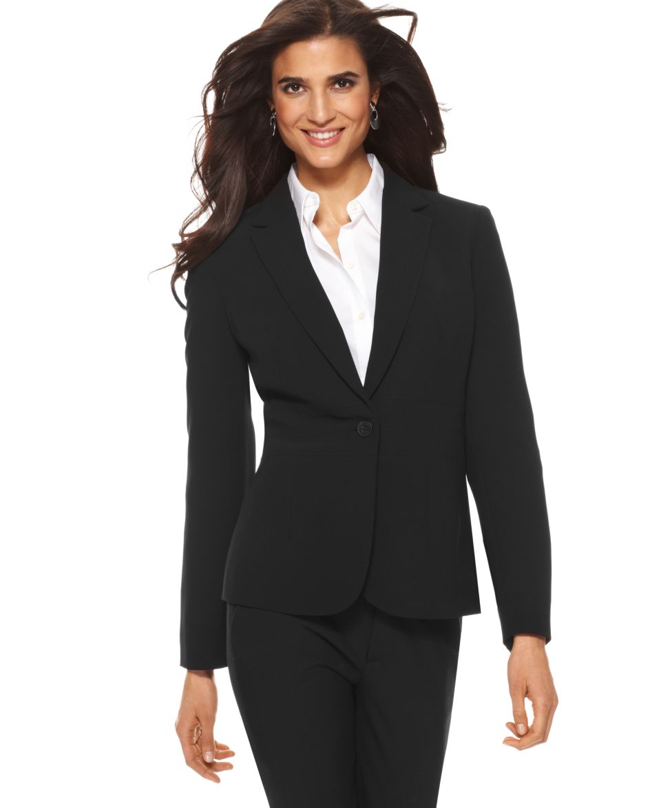 Calvin Klein Jacket, Long Sleeve Single Button Blazer