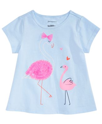 girls flamingo t shirt